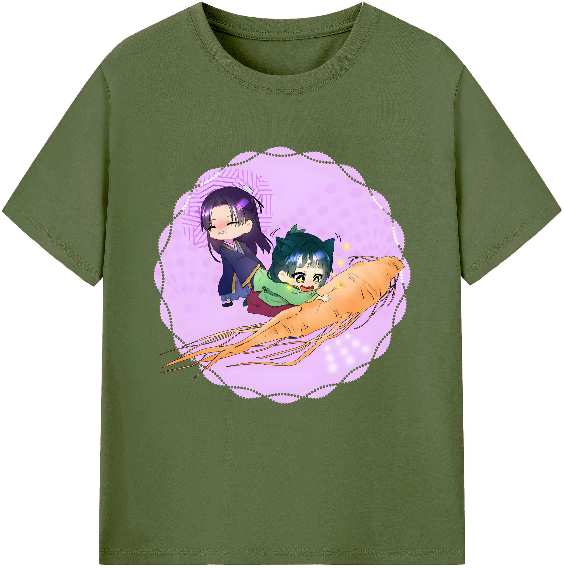 （画像用） 薬屋のひとりごと The Apothecary Diaries 綿100％半袖Tシャツ（フロントプリント）